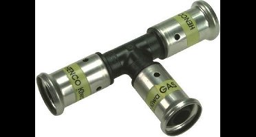 Henco t-stuk 9pkgas 3xpers 20mm