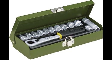 Proxxon Industrial 23602 Dopsleutelset Metrisch 1/4 (6,3 mm) 13-delig