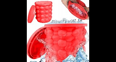 Pingyang Rongrong - Silikonenvorm - Rood - Met Deksel