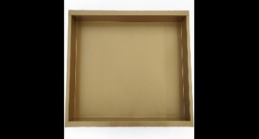 Inbouwnis BWS 30x30x7 cm RVS Goud