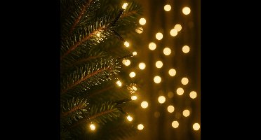 Solar lichtsnoer buiten 'Holly' - Kerst lichtslinger met 200 leds - Warm wit - Kerstverlichting - Feestverlichting - Tuinverlichting op zonne-energie