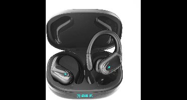 Draadloze hoofdtelefoon Bluetooth 5.1 zwart