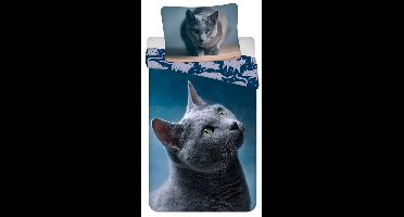 Sweet Home Dekbedovertrek Blauwe Rus - 140 x 200 + 70 x 90 cm - Katoen