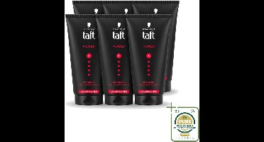 6 x Taft - Power 5 - Styling Gel - Sterke hold voor elke stijl - 150 ml - Haargele - Styling Gel - Krachtige Hold - Haar Fixatie - Haar Verzorging