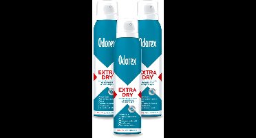 3 x Odorex – Anti-transpirant spray – Extra Dry Sensitive – 150 ml - Voordeelverpakking - 3 stuks