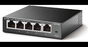 TP-Link TL-SG105S - Netwerk Switch - Unmanaged - Zwart