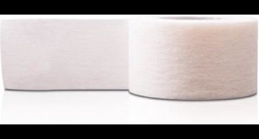 24 rolletjes hechtpleister nonwoven zonder ring 9,1m x 1,25cm Klinion