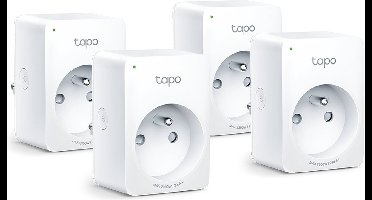 TP-Link Tapo P110 - Slimme Stekker - Smart Plug- 4 stuks - Energiebewaking- BE/FR