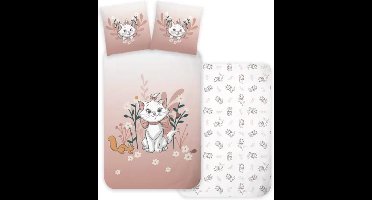 Disney Aris to Cats dekbedovertrek 140 x 200 cm Katoen