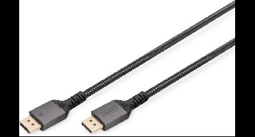 Digitus DB-340201-030-S DisplayPort-kabel DisplayPort Aansluitkabel DisplayPort-stekker 3 m Zwart Afgeschermd (drievoud