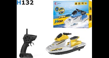 Rc jetski speelgoed boot H132 - oplaadbaar accu - 2.4GHZ zender - 50meter- 10km/h - 1:47 (perfect voor beginners)