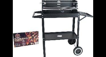 Gerimport - Barbecuewagen - Luxe - Robuust & Ruim Grilloppervlak - 81x27x87 cm