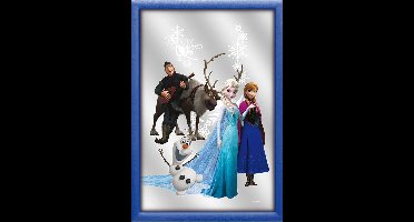 "Disney Frozen Spiegel voor de Kinderkamer - Speelse Wandspiegel met Elsa en Anna - Perfect voor Meisjes - 30cm"