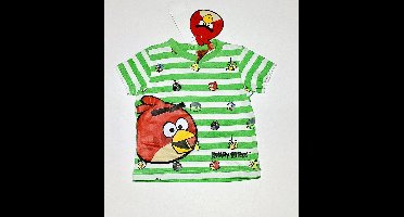 Angry Birds babyshirt groen 74