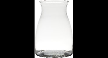 Firenze Bloemenatelier - Glazen vaas - helder - bloemen - boeketten- H20 x D14