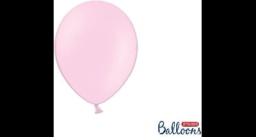 """Strong Ballonnen 23cm, Pastel Baby roze (1 zakje met 100 stuks)"""