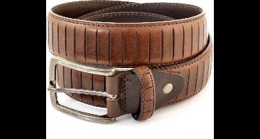 Muller & Sons Vintage Heren Broekriem Bruin 95 cm