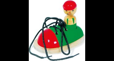 Small foot Houten rijgschoen