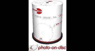 Primeon CD-R 700 MB Inkjet Printable 100 stuks