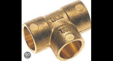 Mes,Cap,T-Stuk 22X22X22Mm Plieger Label Bl/Gl 1St (G/K)