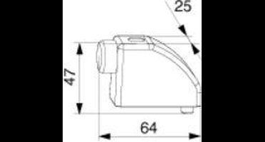 Maco aanslagbuffer voor afstand 23mm F1 353341