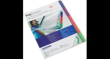 GBC POLYTABBLAD 5-DELIG