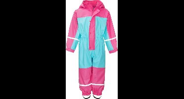 Playshoes Winter Playshoes -over tweekleurige regenpak - Turquoise/Roze - maat 80