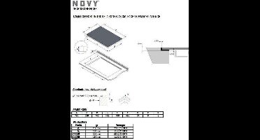 Novy 1755 - Inductiekookplaat