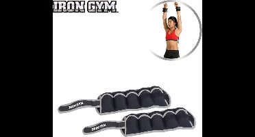 Iron Gym Enkel en pols gewicht Ankle & Wrist Weight 2 kg - Set van 2