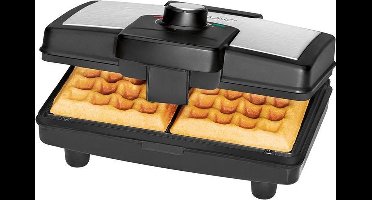 Clatronic WA 3606  Wafelijzer -Roestvrijstaal/Zwart