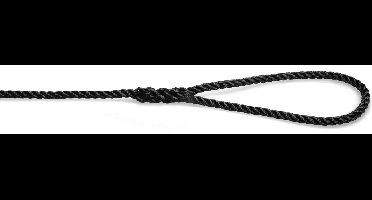 U-Rope Landvasten  Zwart, Afmeting: 12 mm x 10,0 meter