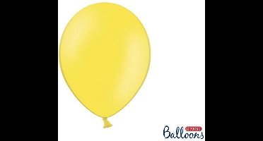 """Strong Ballonnen 30cm, Pastel Lemon Zest (1 zakje met 50 stuks)"""