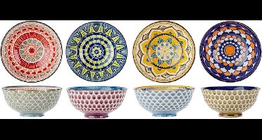 Cosy & Trendy Lina Kommetjes - Ø12X(H)6cm ( Set van 4 )