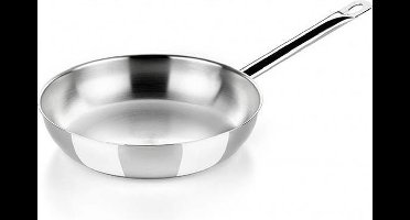 Bra Profesional A121612 Koekenpan Zilver