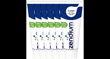 Zendium Classic Tandpasta - 6 x 75 ml - Voordeelverpakking