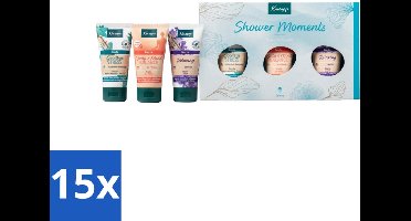 15 x Kneipp - Shower Moments Geschenkset - Kneipp Shower Moments - Douchegel Geschenkset - Natuurlijke Etherische Oliën - Ontspanning Onder De Douche - Huidverzorging