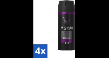 4 x Axe Deodorant Bodyspray Excite 150 ml - Axe Excite - Deodorant Spray - Lichaamsgeur Bescherming - Onweerstaanbare Geur - Langdurige Geur