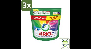 3 x Ariel Color - Wasmiddelcapsules - All-in-1 Pods - Gekleurde Was - 51 Wasbeurten - Grootverpakking - Wasmiddel Capsules - Kleurwas - Ariel Color - Wasmiddel Pods - Vlekkenverwijderaar