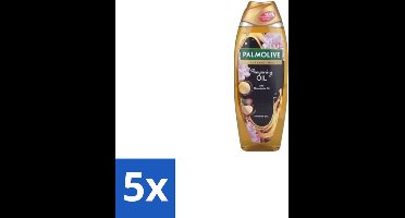 5 x Palmolive – Douchegel – Thermal Pampering Oil – 650 ml - Douchegel - Huidverzorging - Warme Douchegel - Voedende Douchegel - Aromatische Douchegel