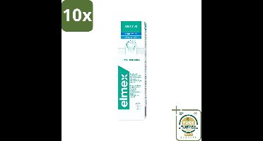 10 x Elmex - Tandpasta - Sensitive Whitening - Triple Protection - 75 ml - Grootverpakking - Gevoelige Tanden - Tandpasta - Witte Glimlach - Mondgezondheid - Bacteriën Bestrijden