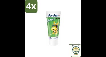 Jordan - Junior - Tandpasta - 6-12 jaar - 50 ml - Voordeelverpakking - 4 stuks - Fluoride 1450 ppm - Wisselgebit bescherming