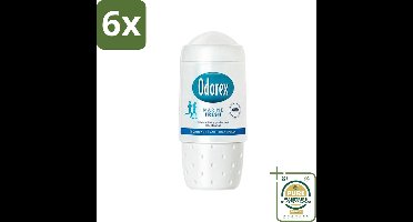 Odorex - Deodorant Roller - Marine Fresh - Verkwikkende Geur - 50 ml - Voordeelverpakking - 6 stuks - Anti-transpirant - 48 uur bescherming