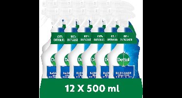 Dettol - Allesreiniger - Spray Power & Fresh - Badkamer - 500ml x12