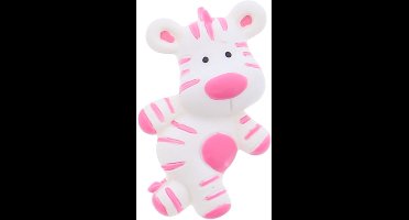 Zebra Punda magneet roze, 10 stuks