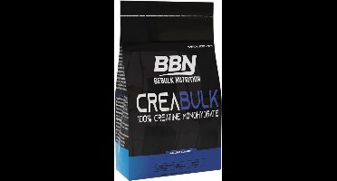 BBN - CreaBulk - 100% Micronized Creatine Monohydraat - 1 kg (1000g) - Neutraal Supplement voor Spieropbouw & Prestaties - Hoge Kwaliteit - Gemaakt in Nederland