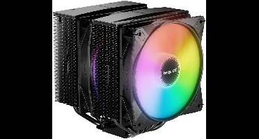 Be Quiet! - Pure Rock Pro 3 LX Black - CPU Koeler - Dual Tower - 2x 120mm PWM ARGB - Zwart