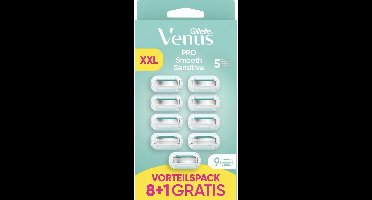 Gillette Venus - Pro Smooth Sensitive - 9 stuks