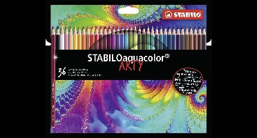 STABILOaquacolor - Premium Aquarel Kleurpotloden - ARTY - Etui Met 36 Kleuren