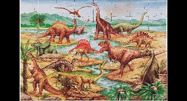 Melissa & Doug - Dinosaurus - Vloerpuzzel - 48 pcs