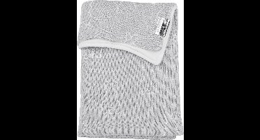 Meyco Baby X Mrs.Keizer Rabbit velvet wiegdeken - silver - 75x100cm - 2.0 TOG
